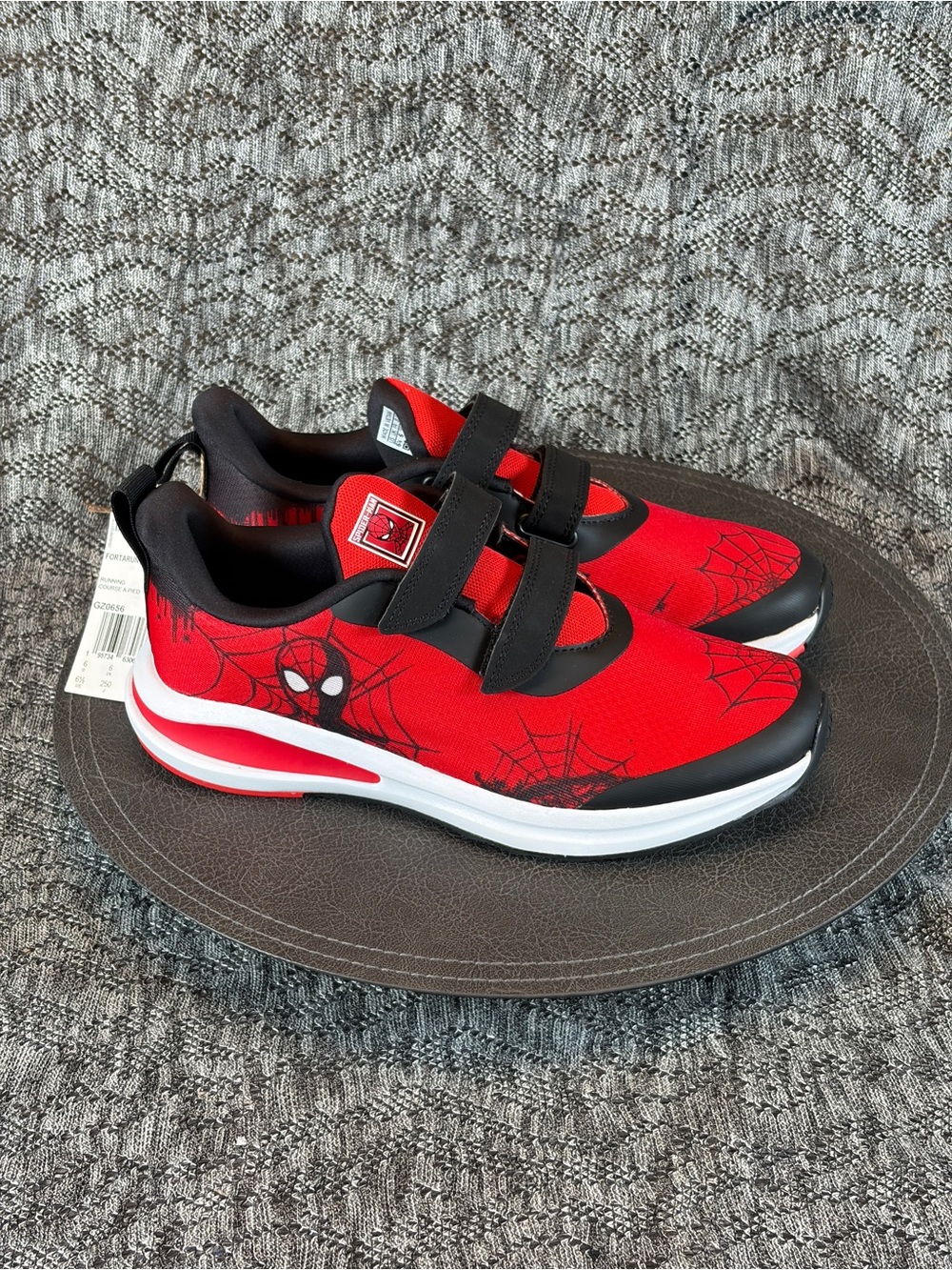 Adidas Kids FortaRun Spider Man CF sneakers Youth 6.5